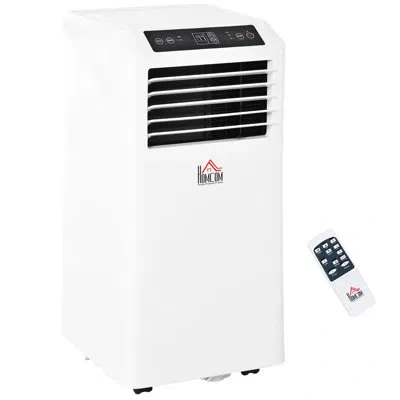 Homcom 10000 Btu Portable Air Conditioner For 441 Square Feet With In White