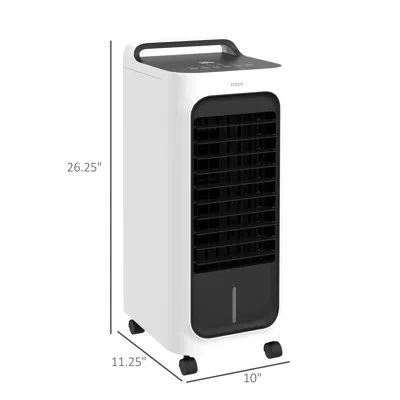Homcom Evaporative Cooler In White