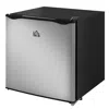 Homcom Mini Upright Freezer 1.1 Cu. Ft Compact Silver With Removable Shelves Home Appliances Chill Solution In Black
