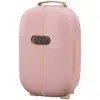 Homcom Skincare Fridge Portable 0.4 Cu. Ft Mini Fridge Timer Thermoelectric Cooler Refrigerator Beauty Make In Pink