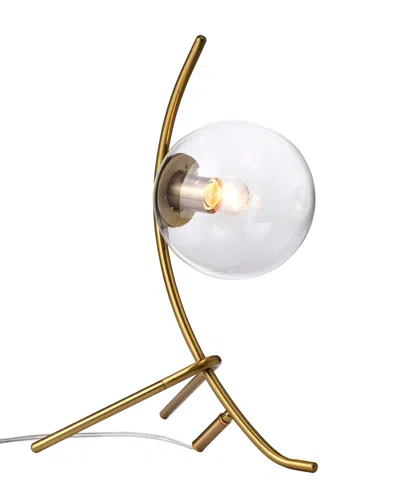 Home Accessories 12" Martina 1-light Indoor Table Lamp In Gold