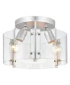 Home Accessories 13" Fortuna 2-light Indoor Semi-flush Mount Ceiling Light