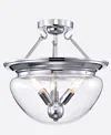 Home Accessories 15" Latona 3-light Indoor Semi-flush Mount Ceiling Light