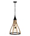 Home Accessories 15" Vissenta 3-light Indoor Chandelier