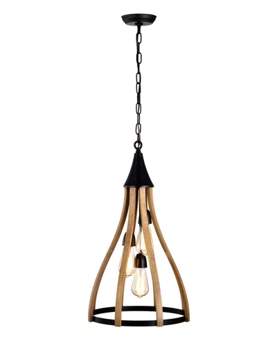 Home Accessories 15" Vissenta 3-light Indoor Chandelier In Multi