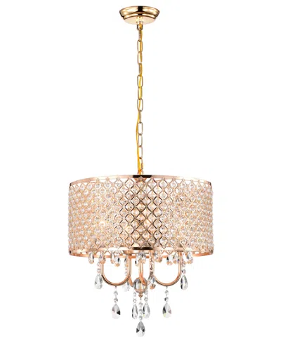 Home Accessories 18" Lucilia 4-light Indoor Chandelier In Brown