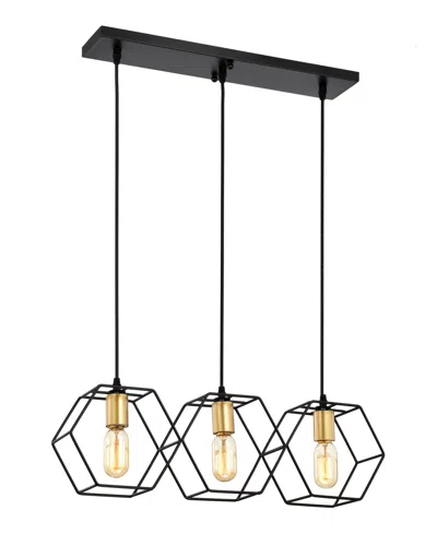 Home Accessories 24" Horatia 3-light Indoor Chandelier In Multi