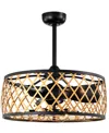 Home Accessories 25" Annas 6-light Indoor Ceiling Fan Chandelier