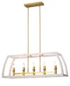 Home Accessories 39" Nermin 5-light Indoor Chandelier