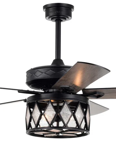 Home Accessories 52" Jescha 2-light Indoor Ceiling Fan With Light Kit And Remote In Matte Black