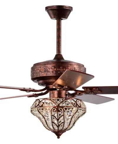 Home Accessories 52" Luella 3-light Indoor Ceiling Fan With Light Kit And Remote In Antique Copper