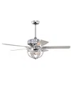 Home Accessories 52" Santana 3-light Indoor Ceiling Fan Chandelier