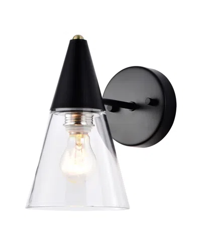 Home Accessories 9" Latier 1-light Indoor Wall Sconce In Black