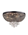 Home Accessories Drimil 16" 4-light Indoor Pendant Lamp With Light Kit In Bronze