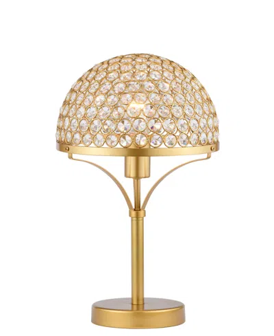 Home Accessories Gizella 9.5" 1-light Indoor Table Lamp With Light Kit In Matte Gold