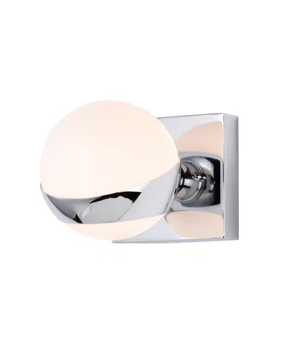 Home Accessories Sani 5" Indoor Finish Wall Sconce With Light Kit In Chrome