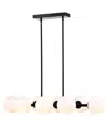 Home Accessories Yannick 38" 8-light Indoor Chandelier With Light Kit In Matte Black