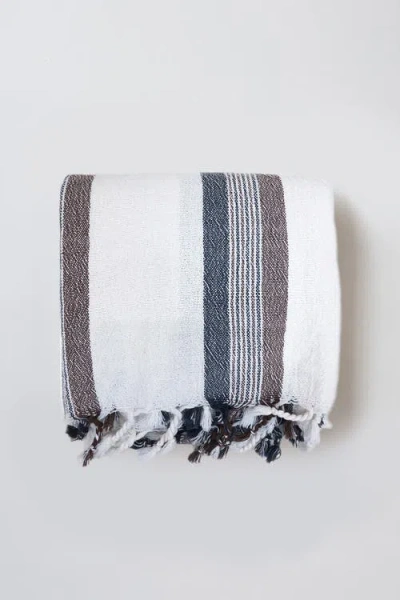 Home & Loft Brown Cream Nomad Towel