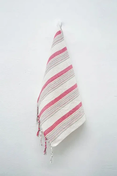 Home & Loft Home And Loft Montauk Hand Towel In Pink