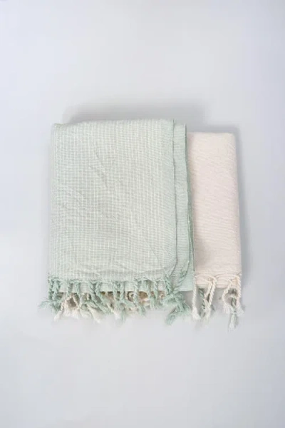 Home & Loft Home And Loft Tonal Towel In White