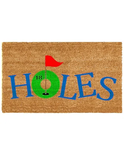 Home & More 18 Holes Doormat In Multi
