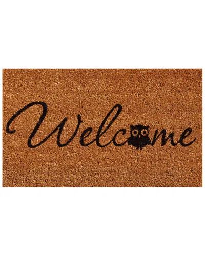 Home & More Barn Owl Welcome Doormat