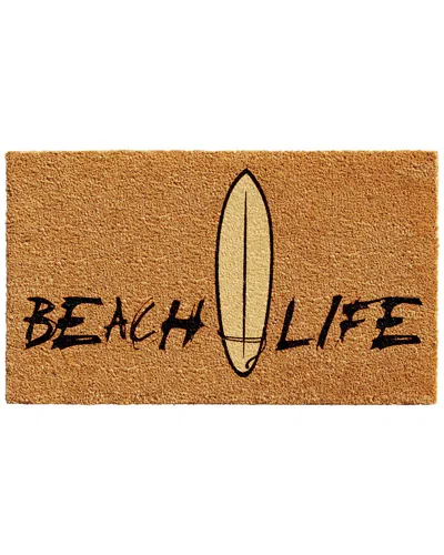 Home & More Beach Life Doormat In Brown