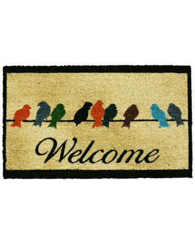 Home & More Birds On A Wire Doormat In Multi