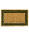 Home & More Border Natural Coir/vinyl Doormat, 18" X 30"