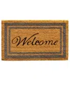Home & More Border Welcome Coir/vinyl Doormat, 24" X 36"