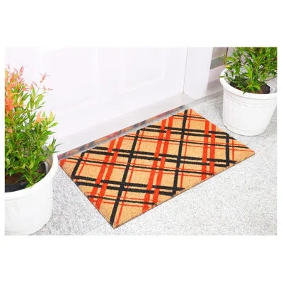 Home & More Calloway Mills 29" X 17" Non-slip Indoor/outdoor Door Mat In Multi