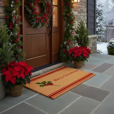 Home & More Calloway Mills 29" X 17" Non-slip Indoor/outdoor Door Mat In Multi
