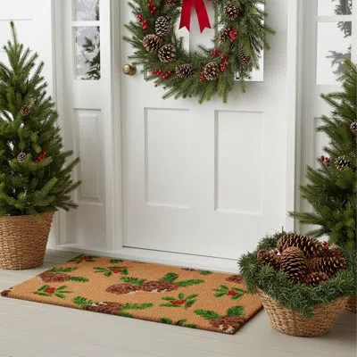 Home & More Calloway Mills 29" X 17" Non-slip Indoor/outdoor Door Mat In Multi