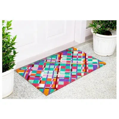Home & More Calloway Mills 29" X 17" Non-slip Indoor/outdoor Door Mat In Multi