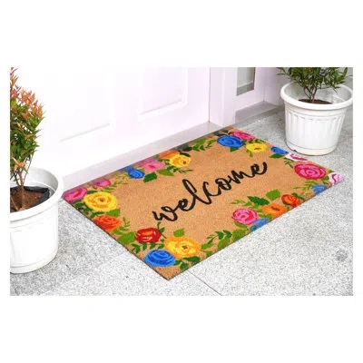 Home & More Calloway Mills Non-slip Indoor/outdoor Door Mat In Multi