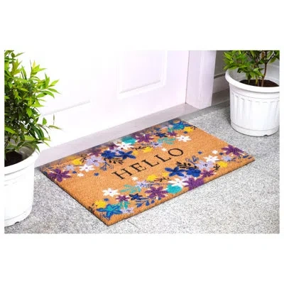 Home & More Calloway Mills Non-slip Indoor/outdoor Door Mat In Multi