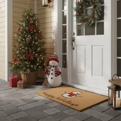 Home & More Calloway Mills Non-slip Indoor/outdoor Door Mat In Multi