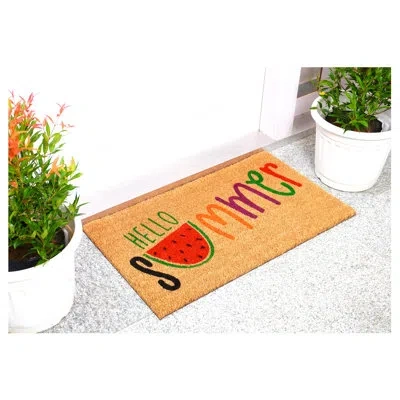 Home & More Calloway Mills Non-slip Indoor/outdoor Door Mat In Multi