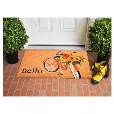 Home & More Calloway Mills Non-slip Indoor/outdoor Door Mat In Multi