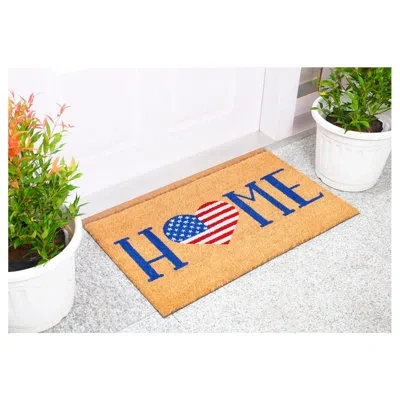 Home & More Calloway Mills Non-slip Indoor/outdoor Door Mat In Multi