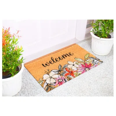 Home & More Calloway Mills Non-slip Indoor/outdoor Door Mat In Multi