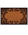 Home & More Chateaux Coir/vinyl Doormat, 18" X 30" In Multi