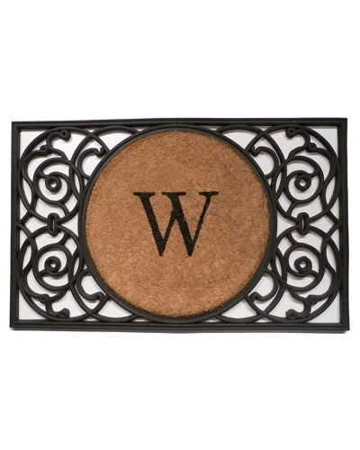 Home & More Circular Monogram Door Mat