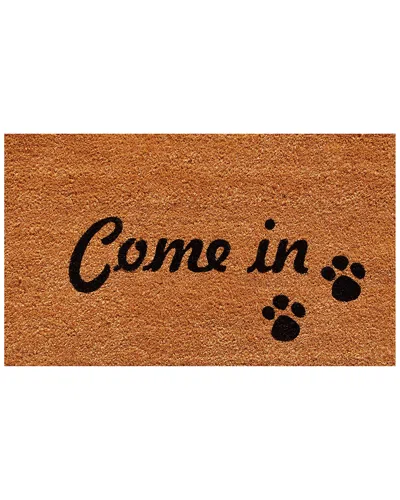Home & More Come In Doormat In Brown