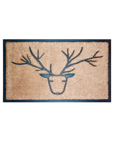 Home & More Deer Doormat In Brown