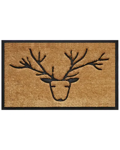 Home & More Deer Doormat In Brown