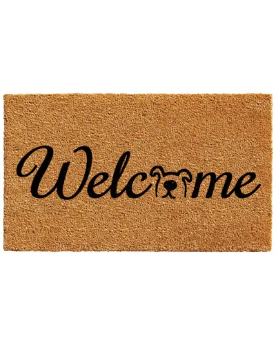 Home & More Doggie Welcome Doormat In Brown
