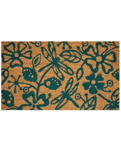 Home & More Dragonflies Doormat In Brown
