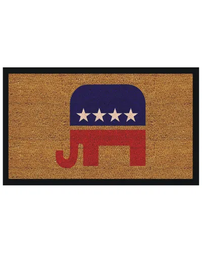 Home & More Elephant Doormat In Multi