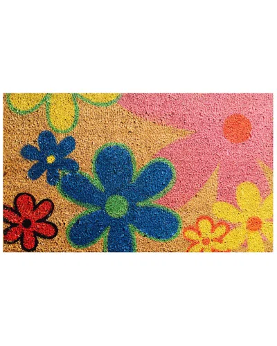 Home & More Flowers Doormat In Multi
